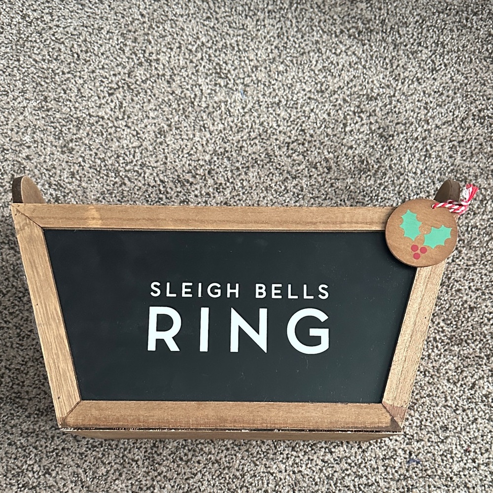 Festive Wooden Holiday Signs